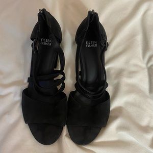 Eileen Fisher Black Sandals